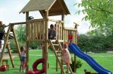 Hrací domek Hrací domek Kratochvíle SET 3 se skluzavkou a houpačkou