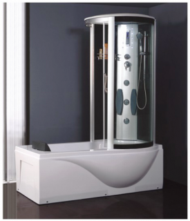 Masážní a sprchový box TIFFANY a vanou 1700x900 Pravá