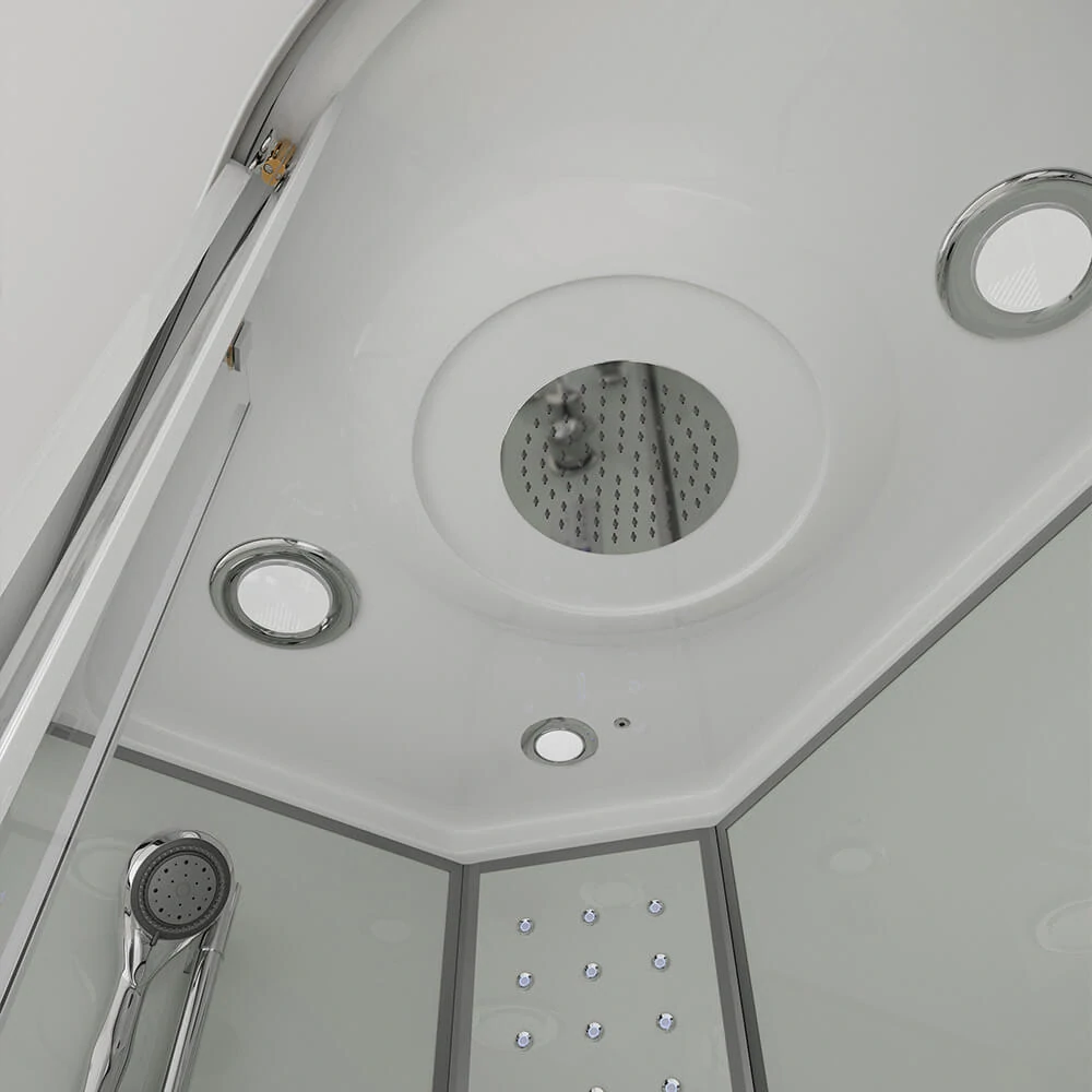 Masážní box Bílá Perla 120X80 - pravé provedení