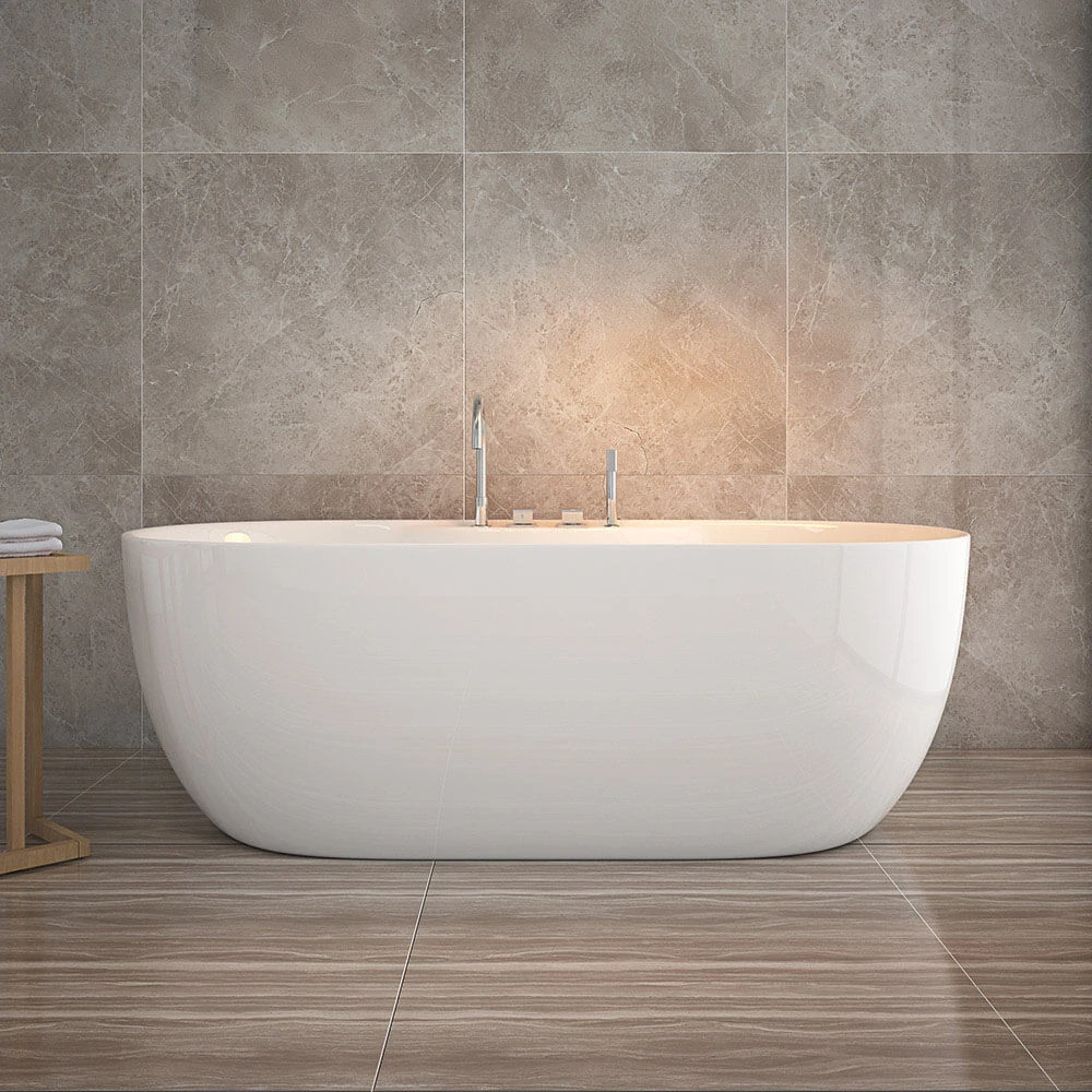 Vana Leny 170x80 cm s nerezovou baterií