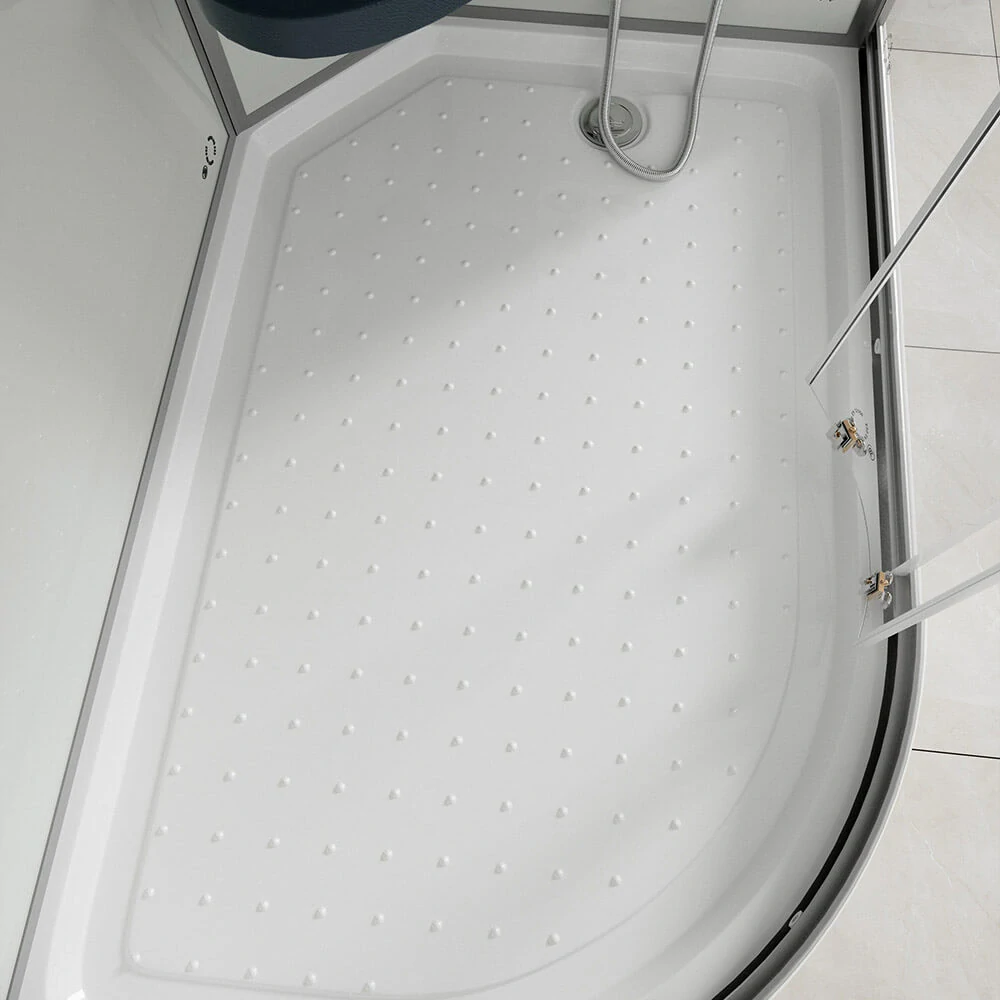 Masážní box s párou Bílá Perla 120X80 - levé provedení