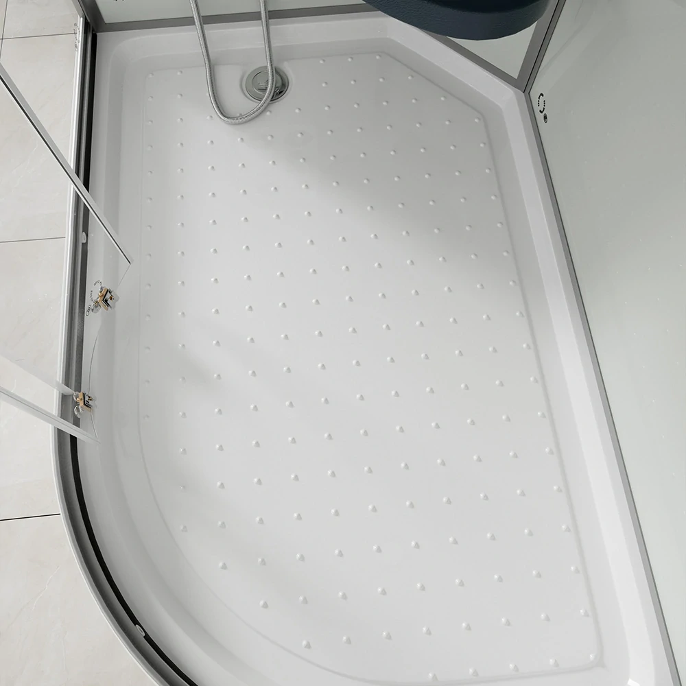 Masážní box s párou Bílá Perla 120X80 - pravé provedení