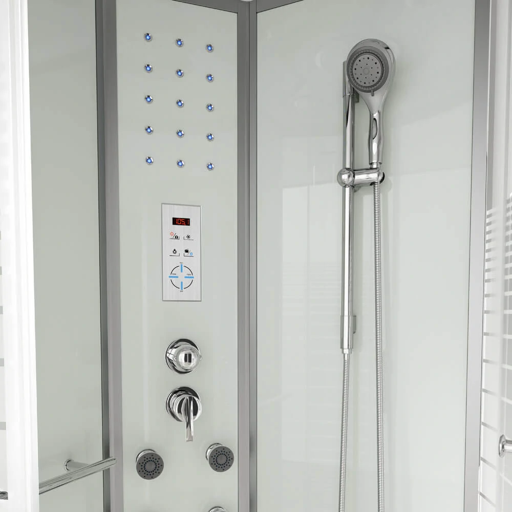 Masážní box Bílá Perla 90x90