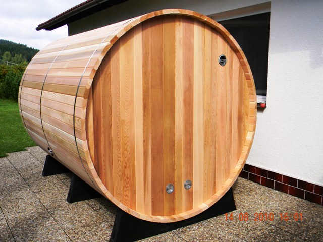 Sauna Barel, vnitřní a venkovní pro 4