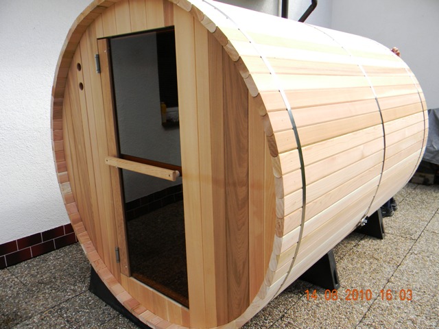Sauna Barel, vnitřní a venkovní pro 4